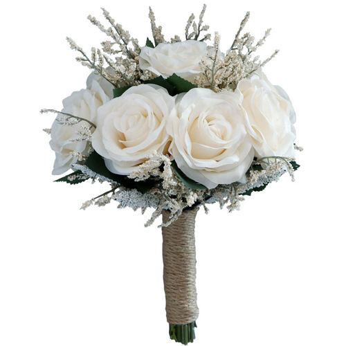 Manufacturer wholesale simulated rose bouquet wedding bride bouquet home photography props Amazon wedding props