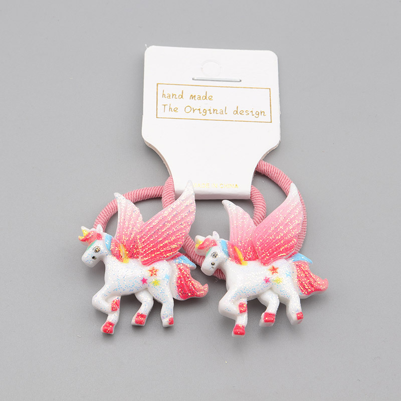 Cute Unicorn Resin Rubber Rubber Band display picture 22