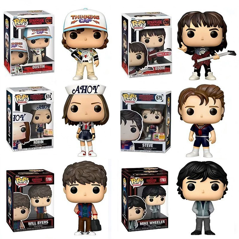 Брелок (Funko Pop) Stranger Things Season 5, коллекционный виниловый фигурный брелок, в коробке