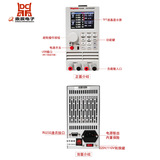 鼎辰电子 Нагрузка DCL6104A, программируемая электронная нагрузка постоянного тока 500 В, 15 А, 400 Вт, проста в использовании и не дорогая.