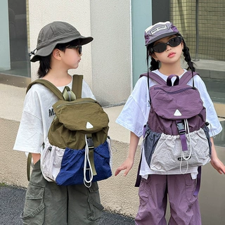 2026新款儿童包包韩系潮酷小男孩户外登山包女童轻便幼儿园双肩包