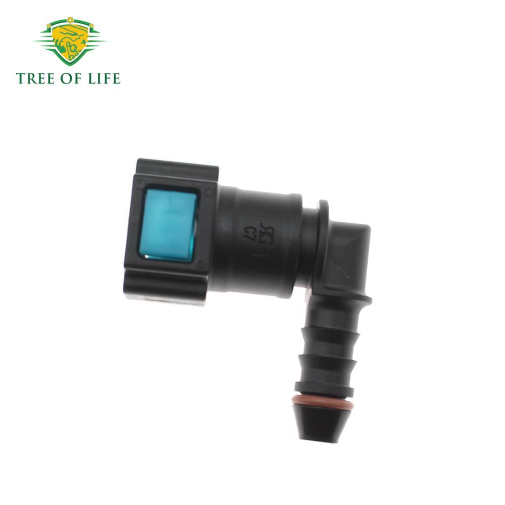 New Fuel Line Quick Release Connector Motorcycle Hose Connector Elbow Id6 Internal Thread 7.89mm