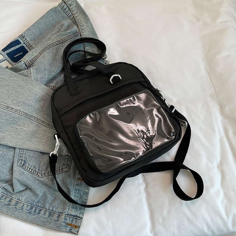 Bolsa de hombro japonesa de alto valor para mujeres 2024 otoño nuevo estilo en la universidad viento gran capacidad bolsa de mano