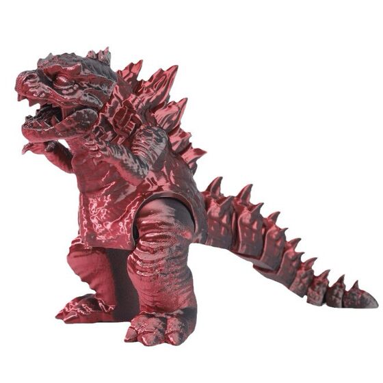 3D Printing Godzilla Model Hand-made Ornaments Cross-border Explosions Tail Movable Creative Desktop Ornaments Crafts