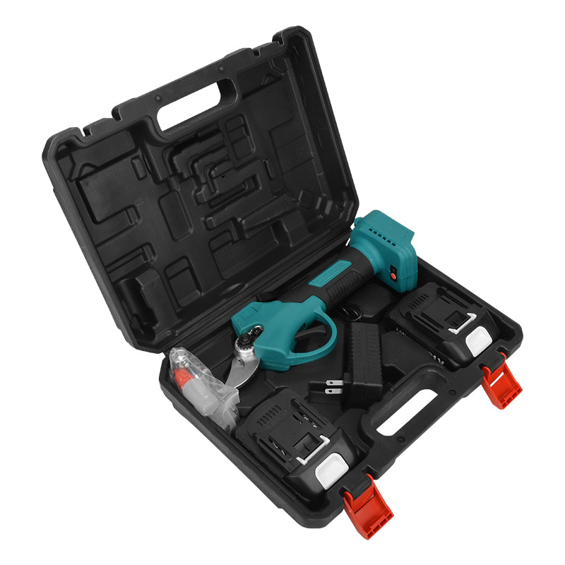 Tijeras eléctricas transfronterizas árbol frutal recargable poda de ramas batería de litio tijeras de jardinería tijeras de poda tijeras de árbol poda