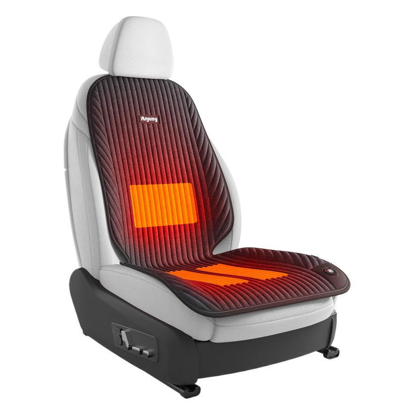 Car seat cushion winter universal car special rear seat graphene heating pad plush seat cushion four seasons car cushion