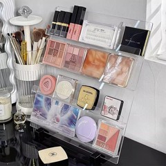化粧品収納ケース透明アクリル棚壁掛け式階段スキンアイシャドー香水展示棚