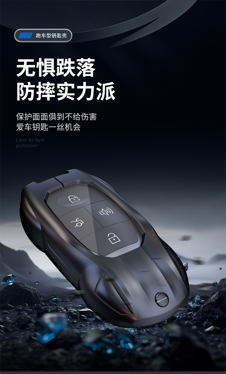 Suitable for Beijing BJ40E key case, BJ30, BJ80, BJ60, F40, BAIC Mofang, EU5, EU7PLUS, X7 key cover