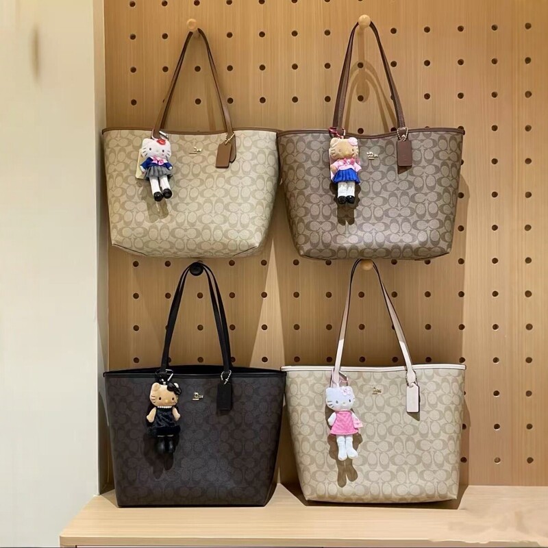 Coco C high-end version city33 tote bag classic monogram commuter large-capacity shopping bag handbag shoulder bag for women Coco C high-end version city33 tote bag classic monogram commuter large-capacity shopping bag handbag shoulder bag for women