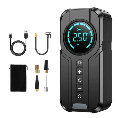 Cross-Border Portable Car Air Pump, Hava nasosu - wireless-model-with-battery