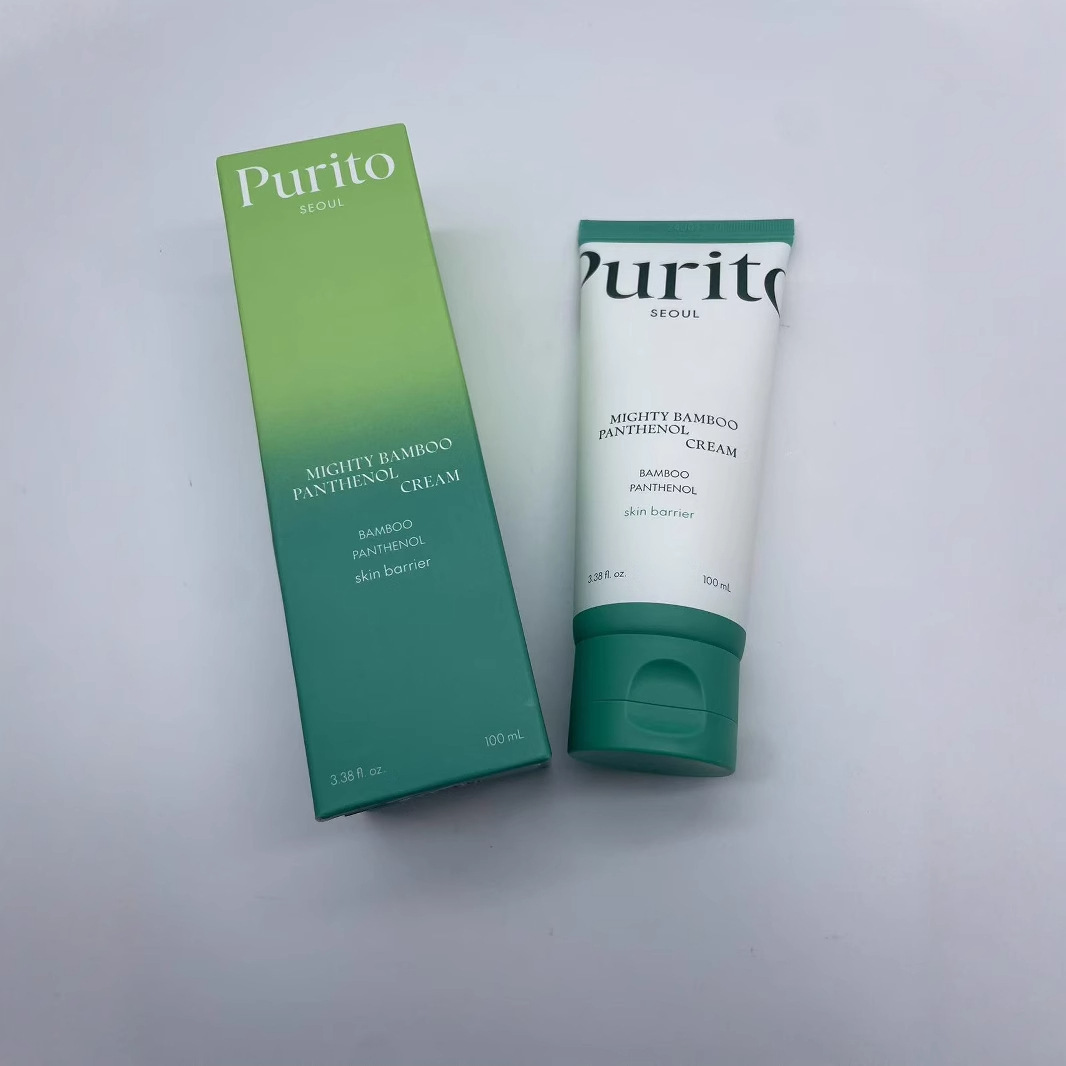 Purito Cream Bamboo Panthenol Powerful Cream Barrera de reparación relajante e hidratante Purito asiatica 100ml