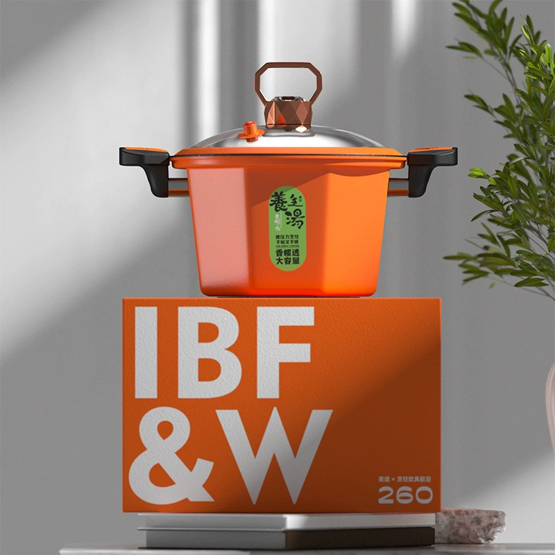 IBF Ebofi Ando Anto Geng Duo Geng Микропресс 26 см кастрюля-подогреватель, электромагнитная плита, общий дом