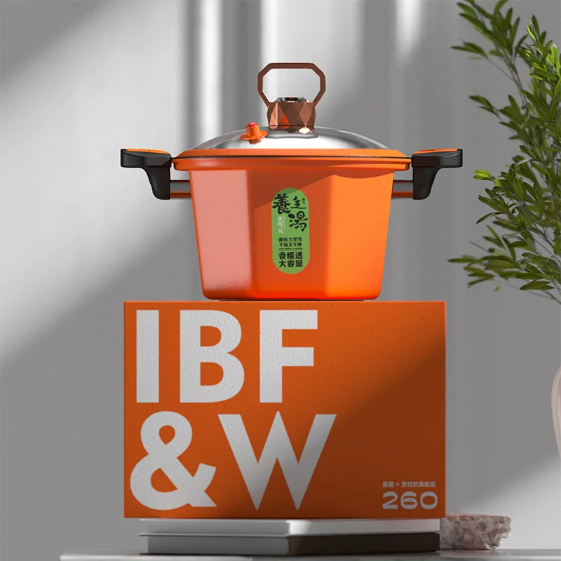 IBF Ebofi Ando Anto Geng Duo Geng Микропресс 26 см кастрюля-подогреватель, электромагнитная плита, общий дом