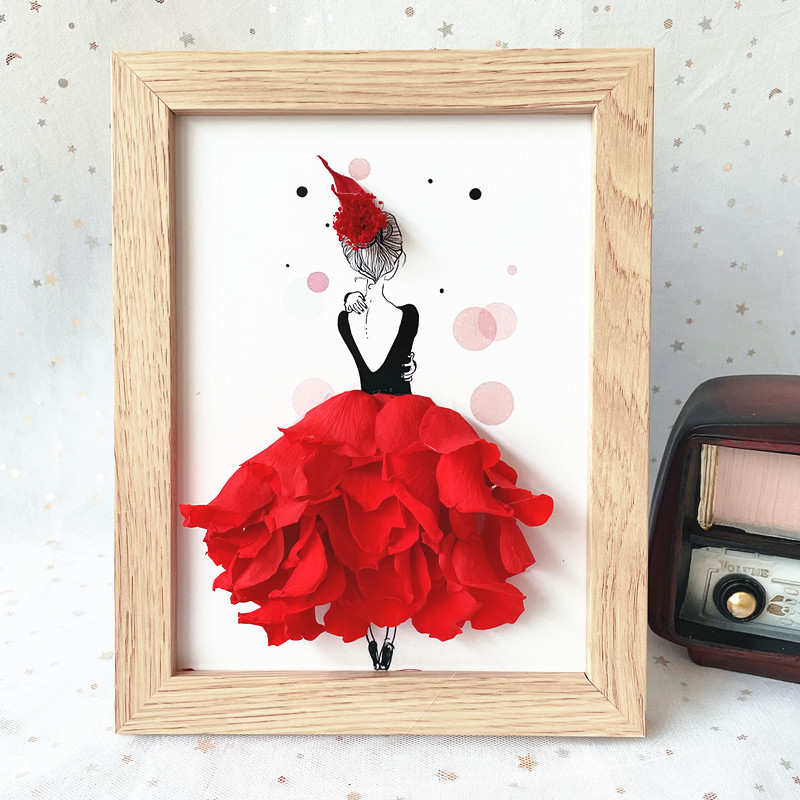 Rose ballet girl