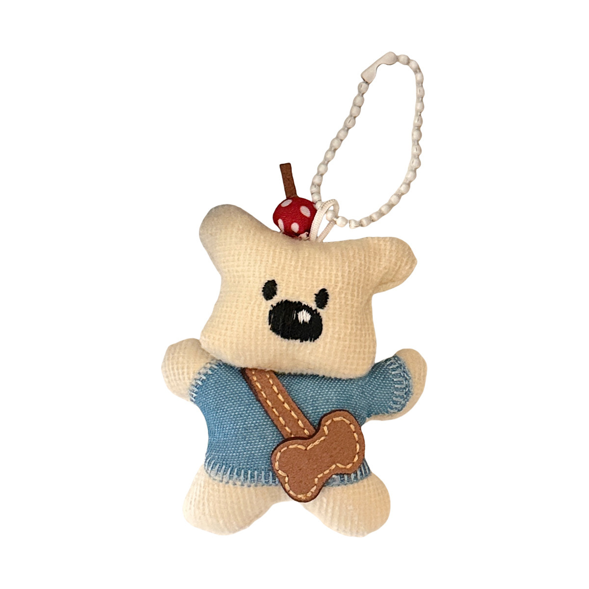 Nuevo estilo coreano lindo dibujos animados colgantes de tela suave y estereoscópica animal pequeño llavero bolsos accesorios colgantes