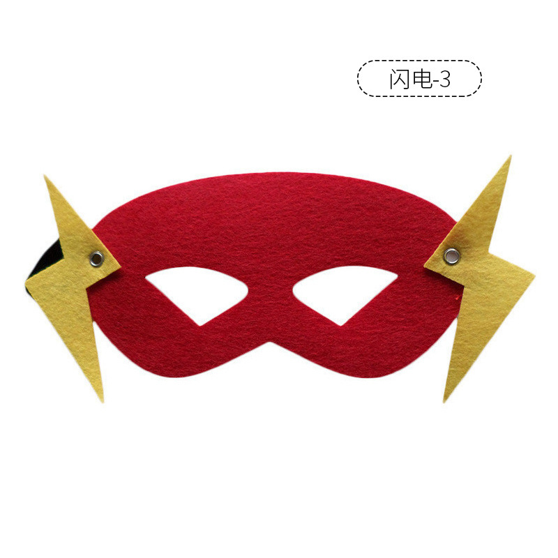 Creativa máscara de fieltro de Halloween máscara de ojos máscara de mascarada de Navidad niños máscara de anime de dibujos animados al por mayor