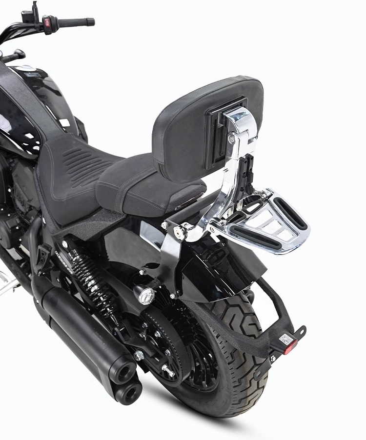 Muscle car Wolf suitable for Benda black flag 500 multi-function folding backrest adjustable backrest modified tail shelf tail