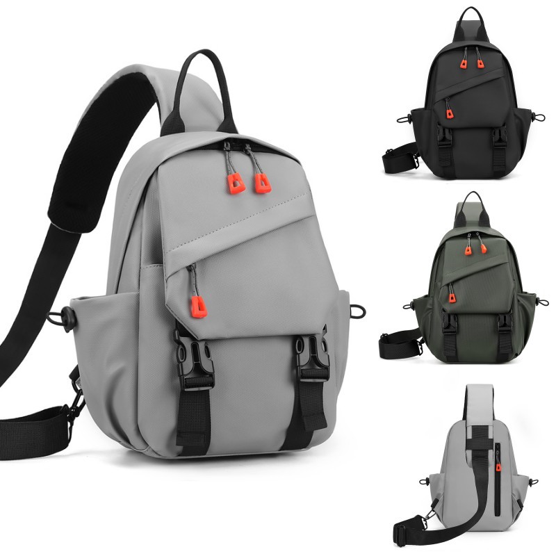 2025 nuevo mochila transfronteriza moda multifuncional bolso de pecho impermeable para hombres bolsa de bicicleta de hombro casual de gran capacidad