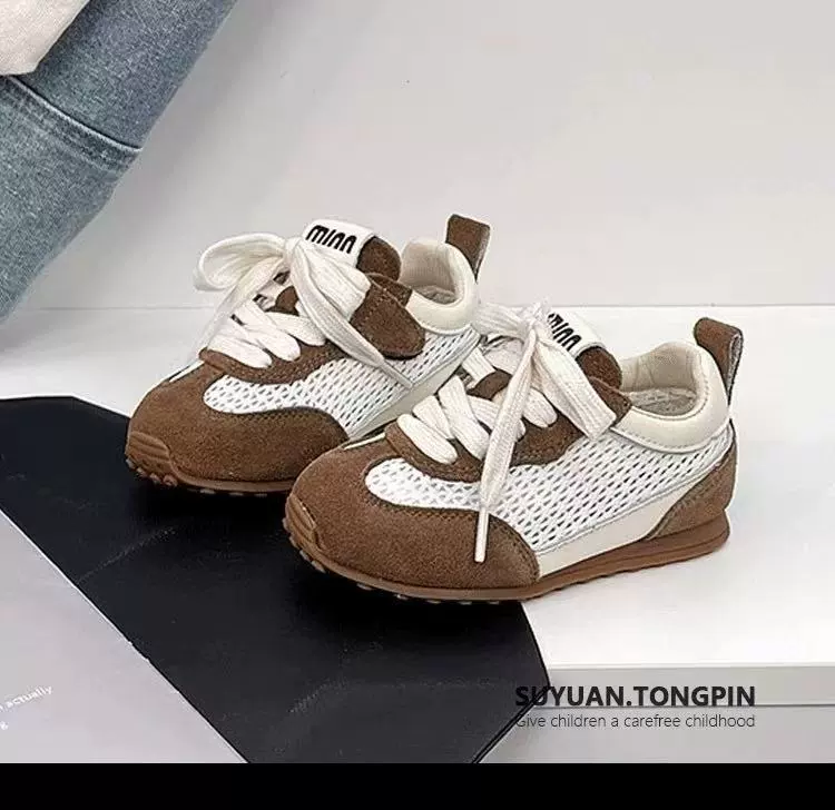 Summer children's fashionable universal casual footwear, breathable shoes for boys, 2025 years