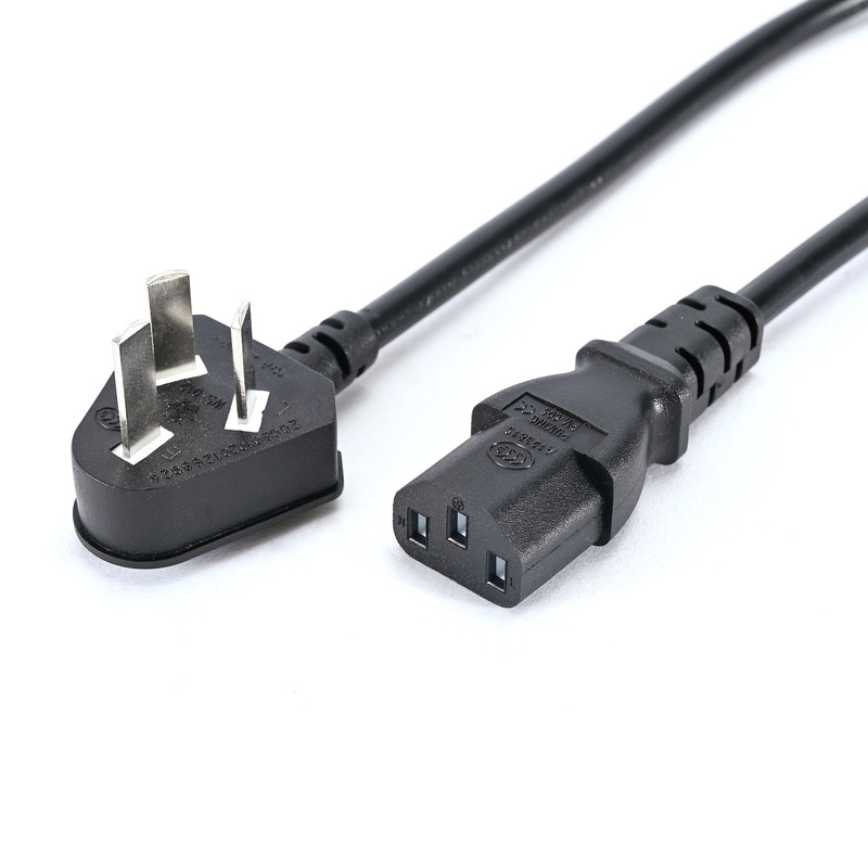 National Standard Three-Pin 3C Pure Copper Wire Eco-Friendly Plug Chinese Power Cord Electrical Appliance Rice Cooker Power Strip Electric Vehicle