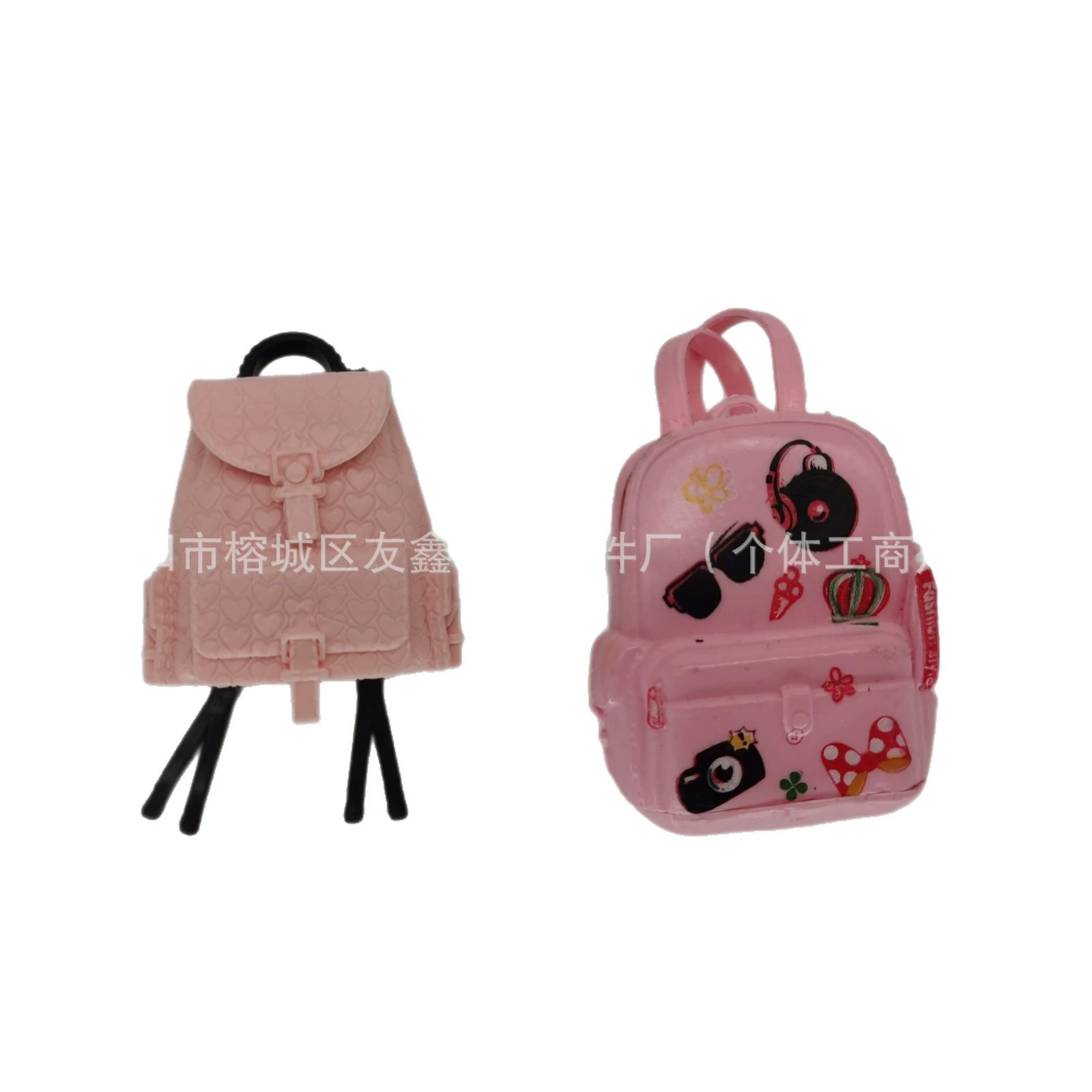 Toy PVC, backpack, detachable bag, doll