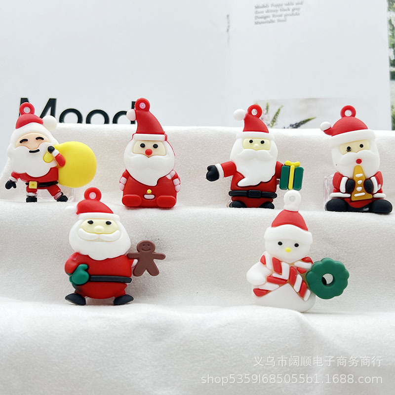 クリスマスキーホルダー人形ペンダントサンタクロースキーホルダー小さなペンダントサンタクロースクリスマスツリーギフト|undefined