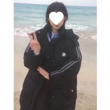 中长款羽绒棉衣棉服女冬季新款过膝学生宽松韩系加厚棉袄外套