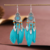 Feather earrings 2024 Your Titi Yiwu Diqian Jewelry