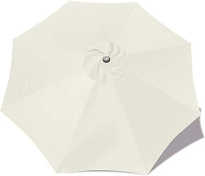 Outdoor Sunshade Replacement Umbrella Surface Polyester Rainproof Sunscreen Cloth Courtyard Villa Garden Sunshade Cloth Without Bracket (Avtomobil yan çətirləri) - white-suitable-for-8-bone-umbrella-stand-with-a-diameter-of-3-meters-10-feet