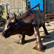 铜牛雕塑商业广场拓荒牛华尔街牛奋斗牛铜摆件公司开业动物铜雕塑