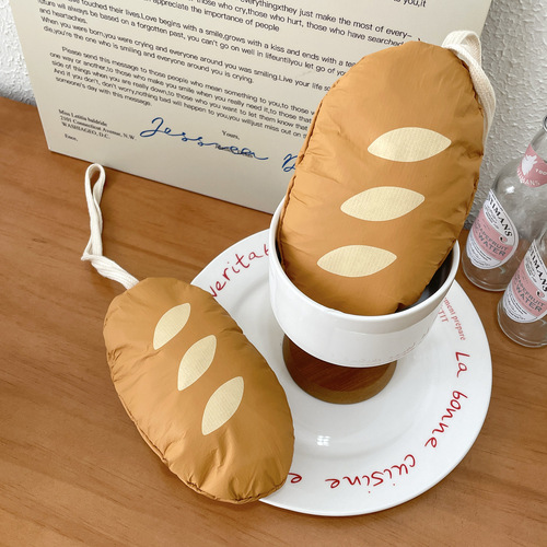 Baguette | Foldable shopping bag storage bag ins style cartoon portable large capacity portable environmental protection bag