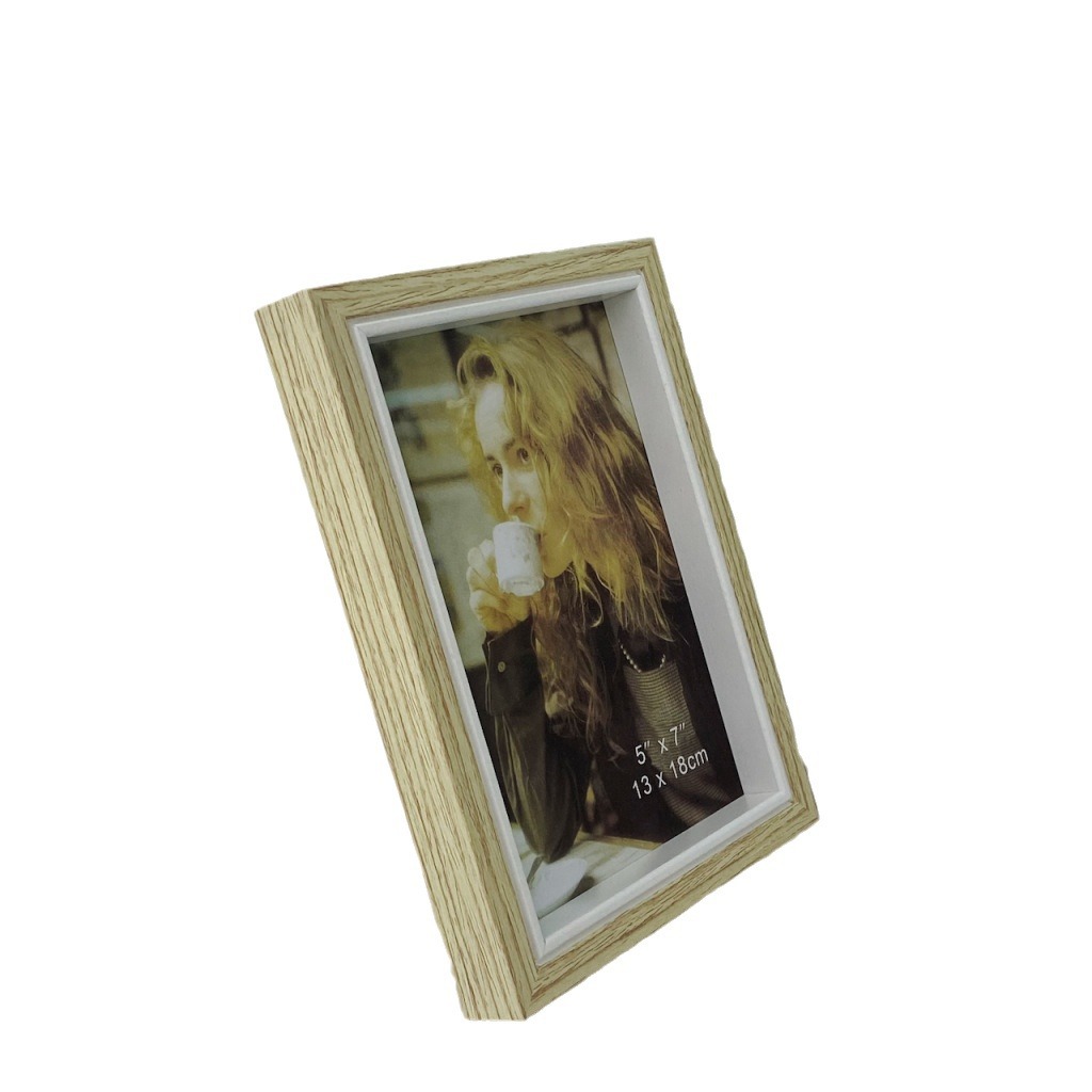 Marco de imagen creativo simple de fábrica al por mayor de 7 y 10 pulgadas, marco de fotos, decoración de sala de estar, marco de fotos para pared