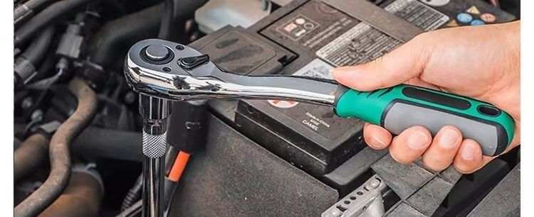 Multifunctional 53-piece automotive and motorcycle repair tool set, 46-piece household repair wrench set, highly recommended