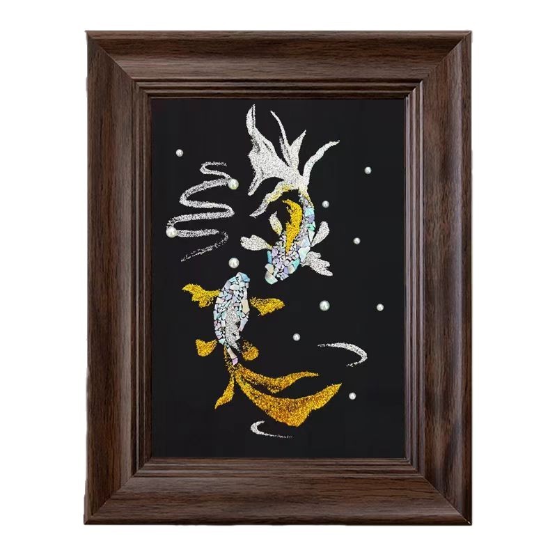 非遗蝴蝶螺钿画diy手工材料包拼贴立体画暖场团建沙龙活动礼物|undefined