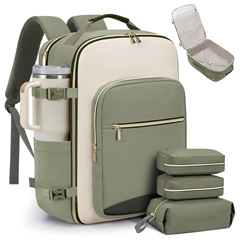 旅行航空随身行李带 3 个收纳包笔记本电脑旅行背包