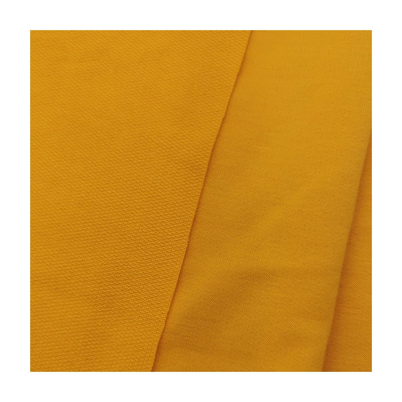 Polyester single-sided sweatshirt fabric imitation cotton polyester small cotton cloth pure polyester wool ring full polyester hoodie cloth polyester fish scale staple fiber sweatshirt cloth