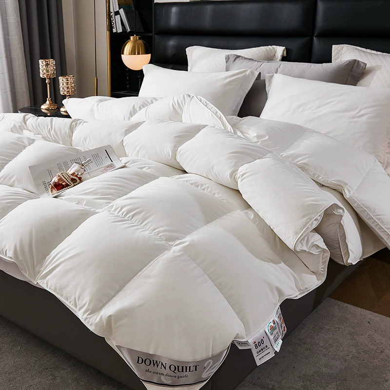 Пуховое одеяло 95% белый гусиный бархат утолщается и тепло зимнее одеяло весной и осенью