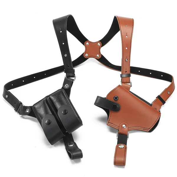 Tactical Holster Strap Shoulder Armpit Gun Bag Invisible 1911 Pistol Holster Field Wear Outdoor Hunting Leather Pistol