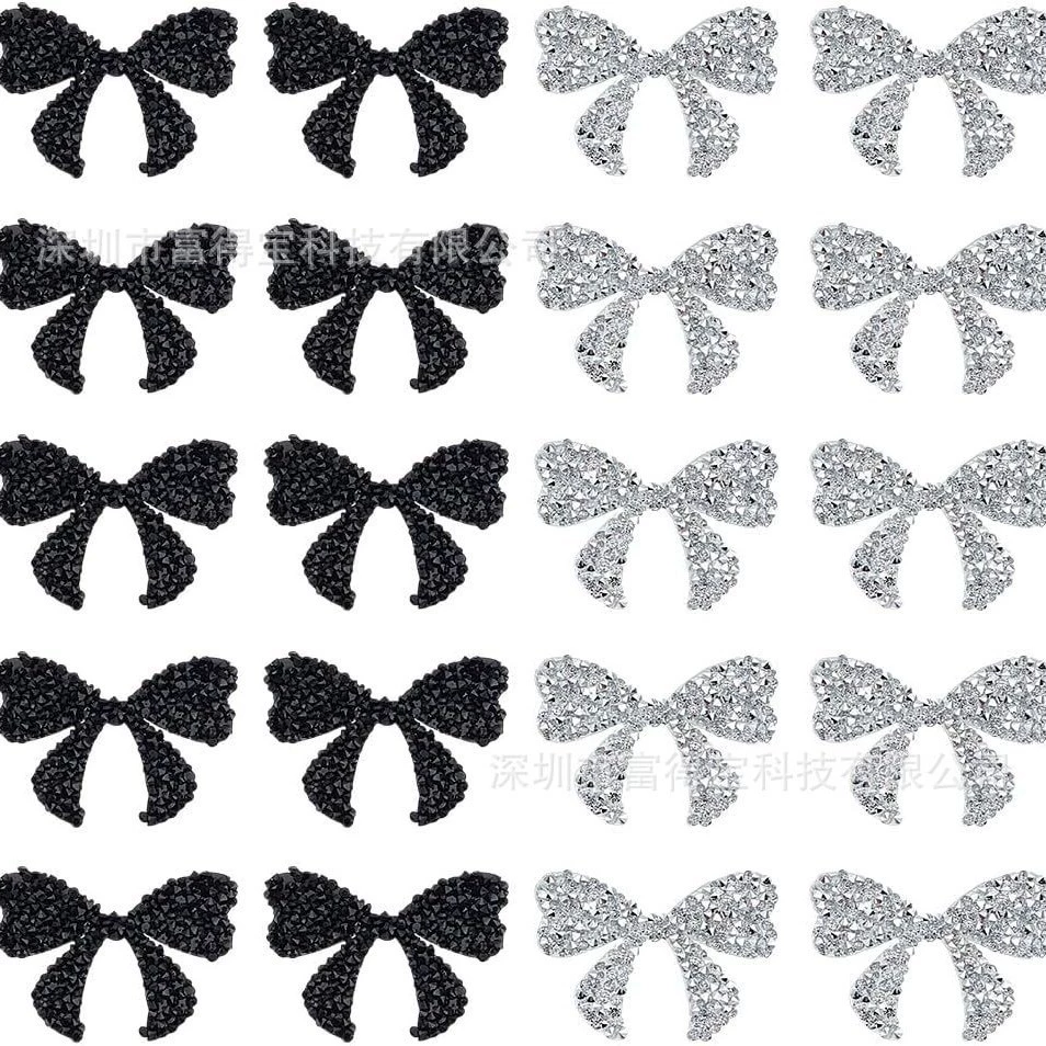 Полная бриллиантовая трехмерная бабочка с высокой вспышкой банта горячего сверления наклейка полая бабочка страз diy одежда украшения для волос