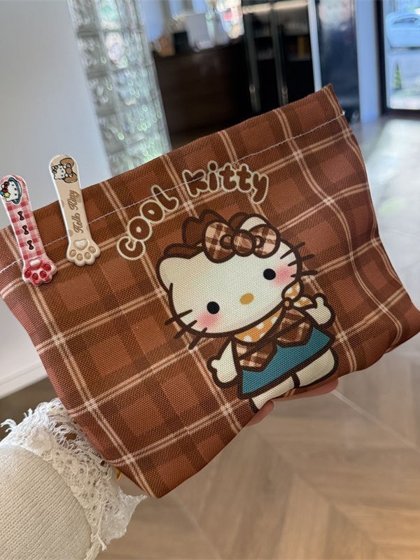 原创化妆包ins高颜值化妆品收纳包百搭大容量外出旅行手拿拉链包|undefined