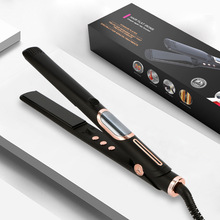 跨境直发夹板两用卷发棒500℉高温直板夹发廊专用离子烫拉直板宽