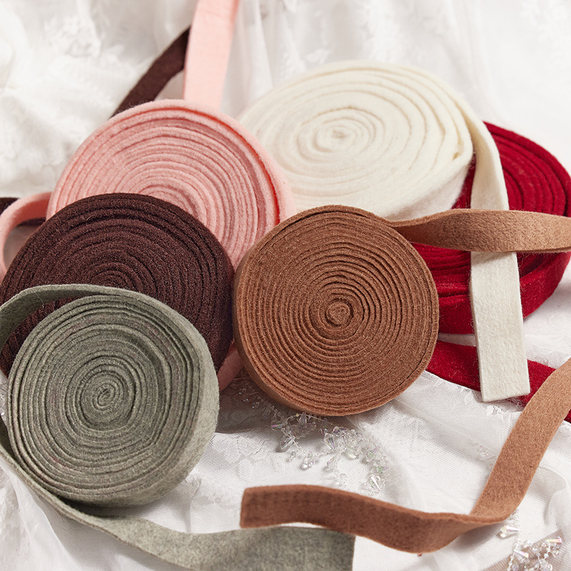 Coreano engrosado cinta de lana de Navidad hecha a mano DIY accesorios de arco material paquete de decoración de Navidad