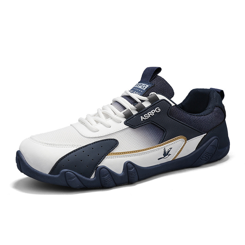 Douyin Daifa verano nuevos zapatos de skate de corte bajo para hombres zapatos casuales deportivos para estudiantes de suela gruesa zapatos de nicho de malla para hombres