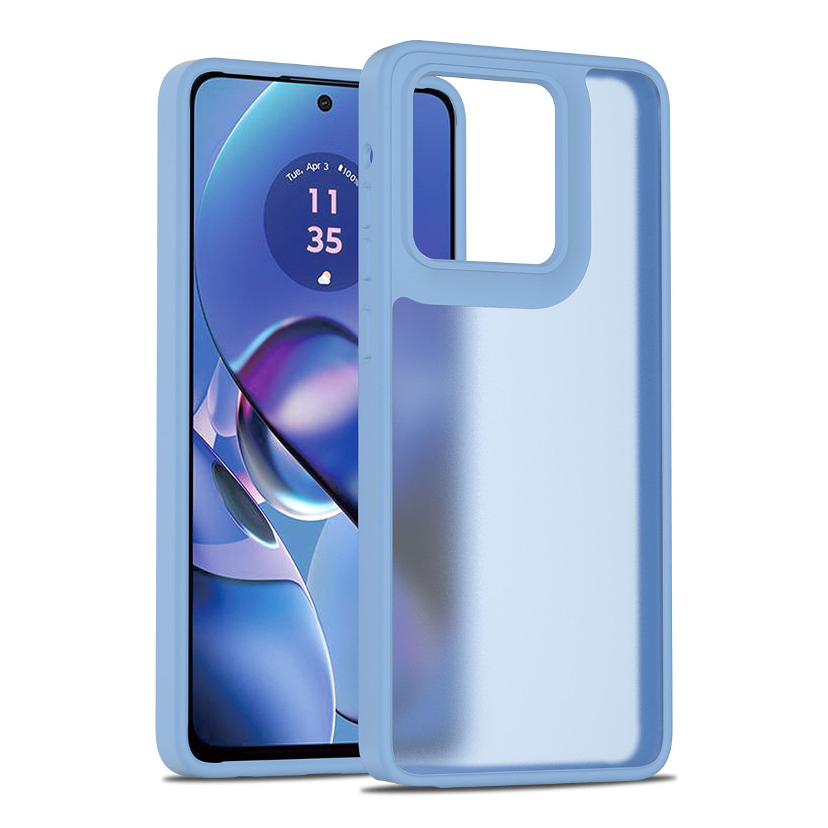 Aplicación transfronteriza MOTO G stylus 5G 2025 2 - en - 1 escudo plateado piel esmerilado 2.0mm cubierta a prueba de caídas