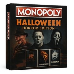 跨境新品Monopoly 万圣节大富翁桌游纸牌游戏卡牌游戏棋