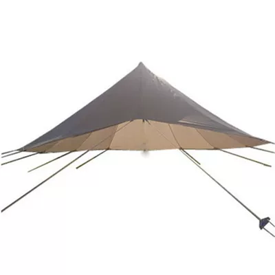 Waterproof Outer Cover, Rainproof Cover, Yurt Outer Tent, Oxford Cloth Outer Cover, Outdoor Canopy Tent, Sun Protection, Rain Protection, and Shading (Avtomobil yan çətirləri) - 300d-oxford-cloth-beige-outer-account-3m
