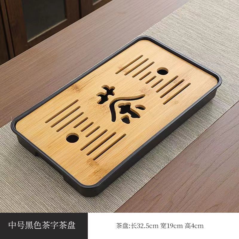 대나무 작은 차 캐릭터 [블랙] 32*19cm