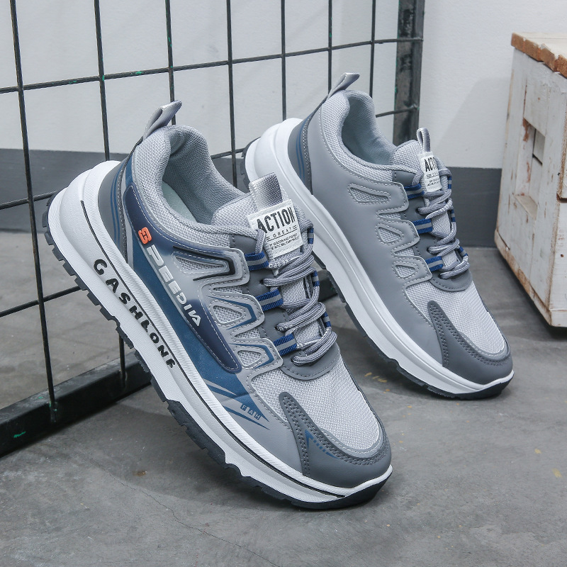 2024. aasta kevad/suvi uued hingavad topeltvõrgust spordijalatsid, paksu tallaga, kõrgust suurendavad meeste moe vabaajajalatsid_voghion.com