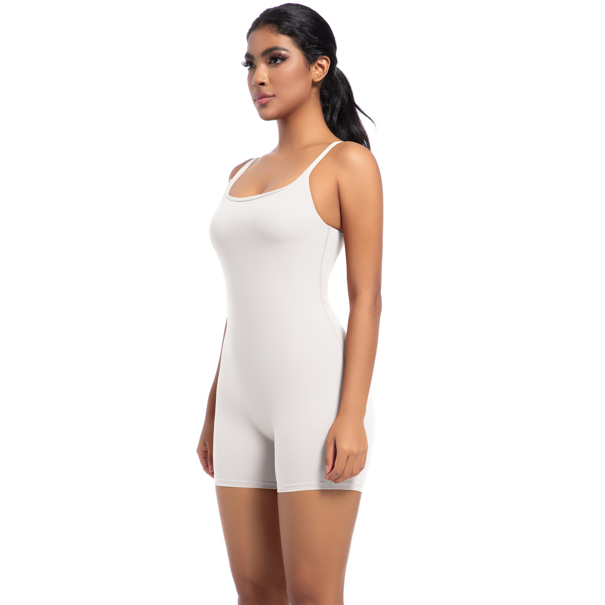 Neuer Stil Naked Feel Strap Jumpsuit Tanz Lauf Fitness Sport Enger Yoga-Anzug_voghion.com
