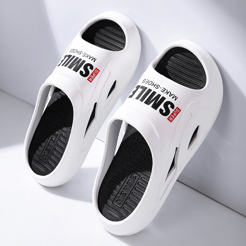 Zapatillas para hombres verano 2025 explosión fuera del hogar hombre fuera del deporte antideslizante para el hogar espesar la base suave para hombres súper suave